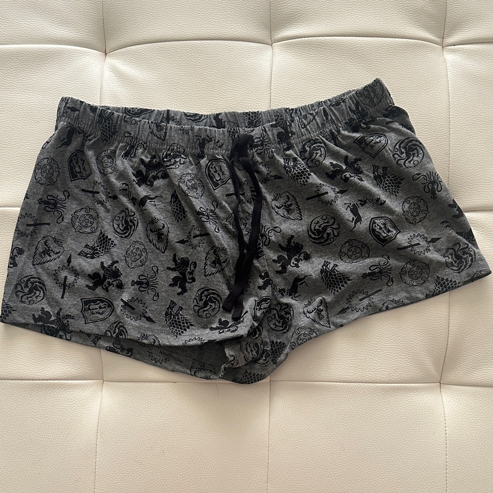 Game of Thrones shorts- pajamas or just casual wear!!